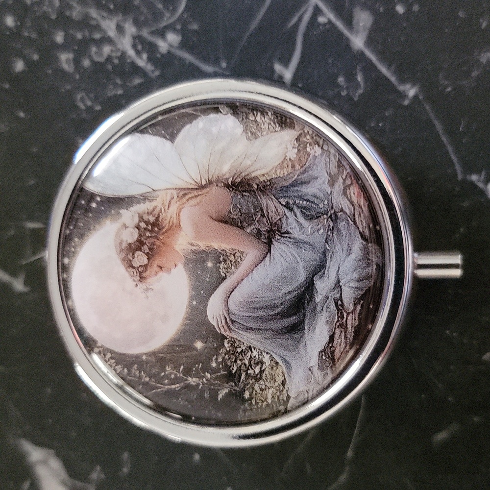 Metal Fairy Pill Organizer